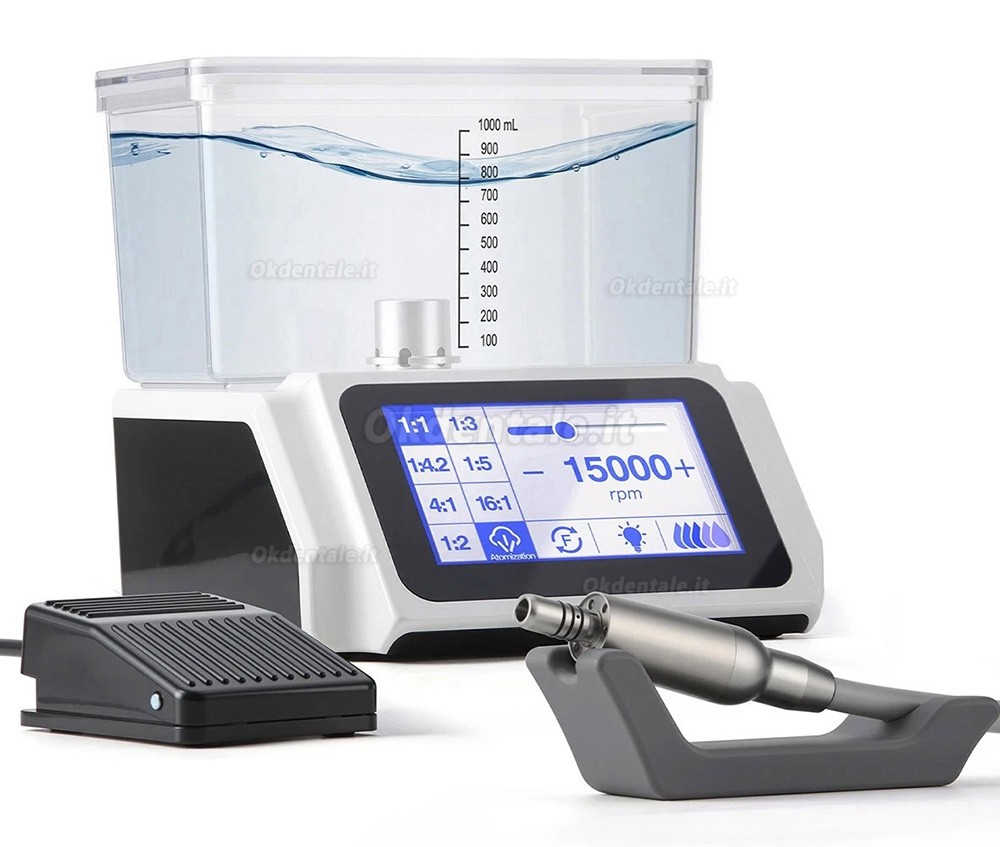 Sistema chirurgico motore elettrico brushless dentale WM-E5 con luce LED e approvvigionamento idrico autonomo